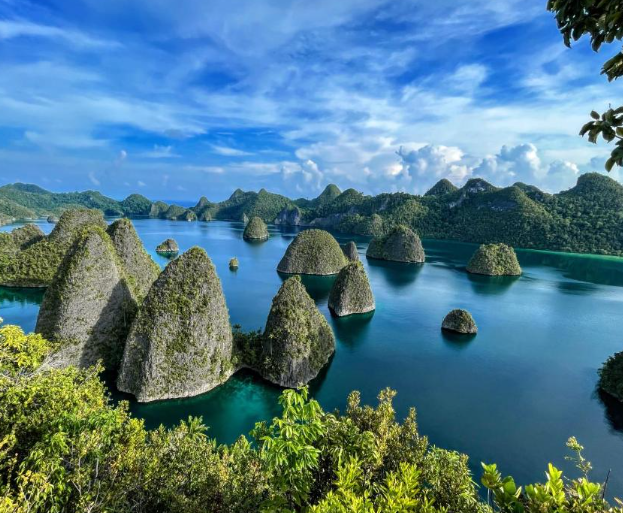 Panorama Raja Ampat Tunjukkan Pesona Alam Indonesia
